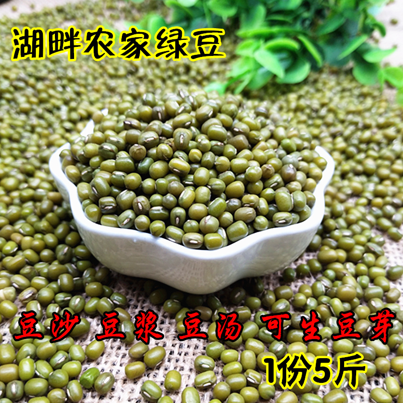Bulky Green Beans Five Grain Cereals Sprouting Soy Bean Sprout Soy Milk Farmhouse Self-produced New Stark Green Beans 2500g5 Catty Bulk
