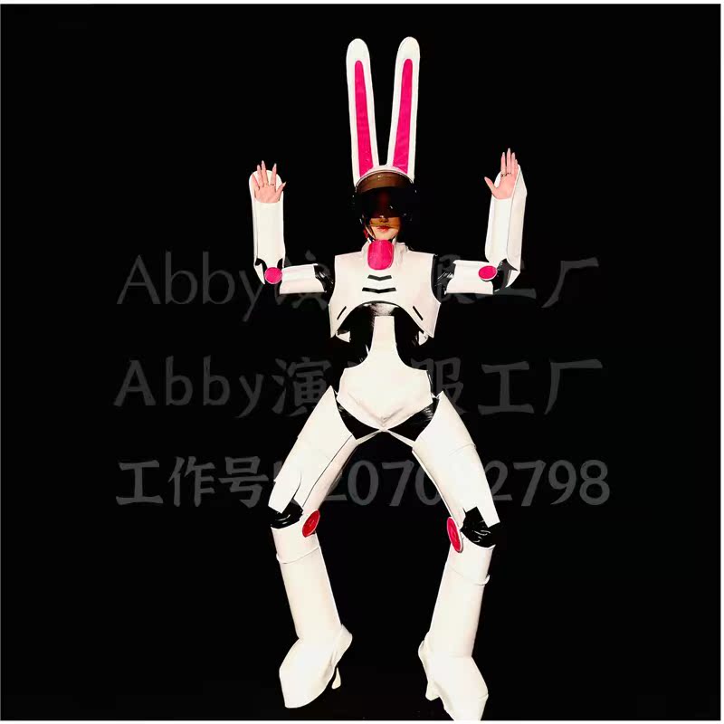 Bar Tech Sensation Acting Out Of Space Rabbit Electrosyllabic Party Dsgogo Dance Team Tour Interactive Atmosphere Performance Suit