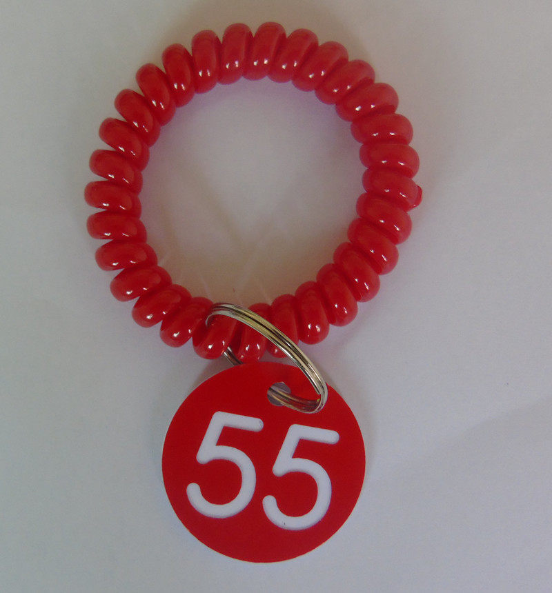 Queuing number plate Number plate Sauna card Spring hand ring Sauna hand card Key card Storage