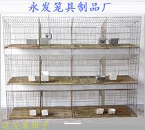 Bold 9-bit rabbit cage 12-seat female breeding free manure-free female rabbit cage Large 24-bit commodity rabbit cage