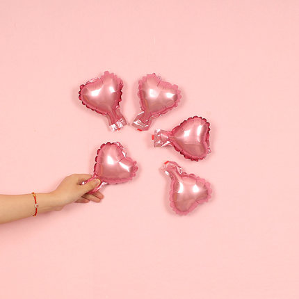 5-inch five-pointed star special-shaped aluminum foil love aluminum film balloon wedding celebration room party scene decoration romantic decoration