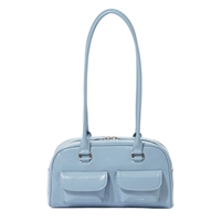 Полностью кожа синяя