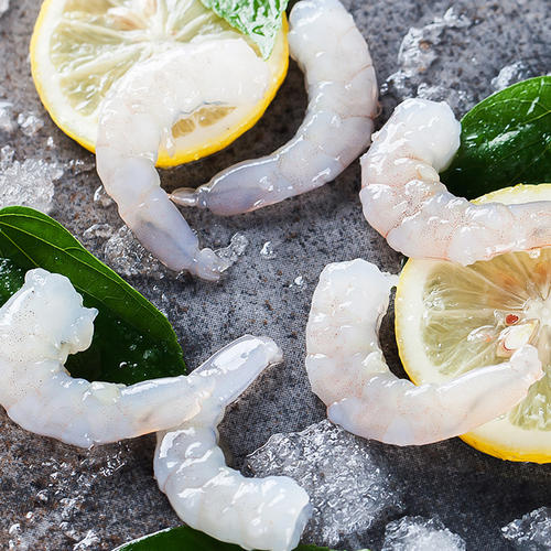 Domestic green shrimp Zhanjiang aquatic products fresh frozen crystal shrimp meat seafood 51 60 go to shrimp line 250g per pack