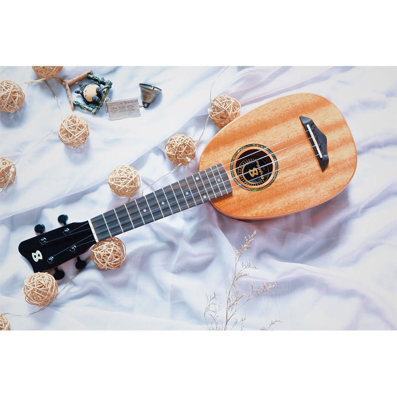 Sunshine Ukulele Pineapple Barrel 101SL 21-inch Full Single Okoume Recommended for Beginners