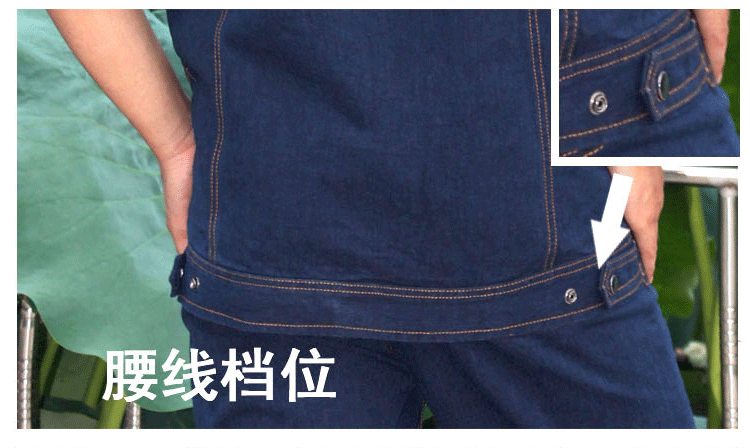 Quần yếm nam phù hợp với quần áo cotton nam hàn denim quần áo bảo hộ chống co giãn quần áo denim mặc đồng phục công nhân quần giữ nhiệt