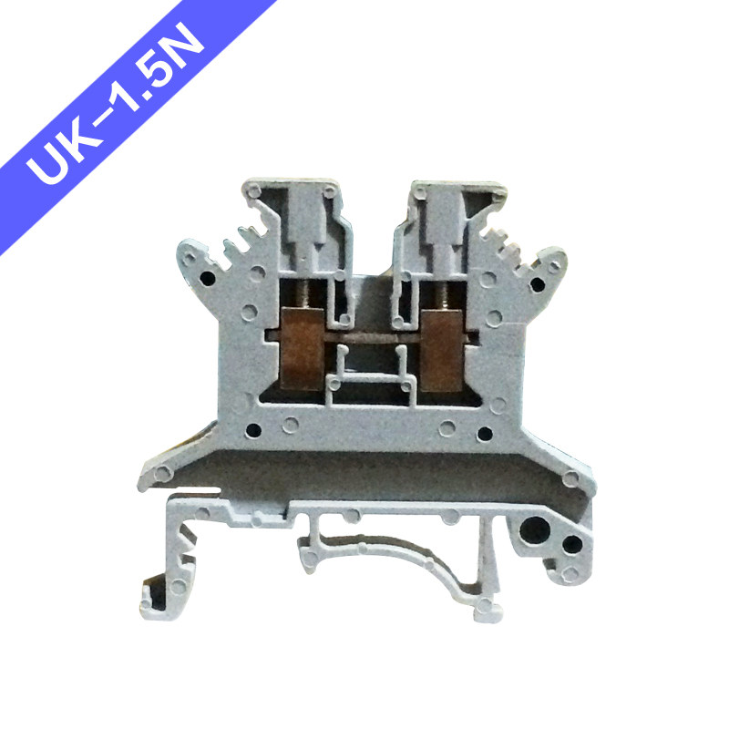 UK1 5N wiring terminal wiring board connector wiring end subtable UK-1 5N rail combined terminal