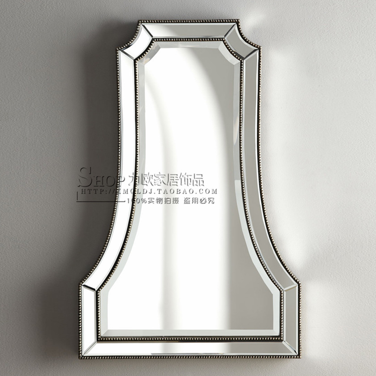 Venice Entrance Decorative Mirror Living Room Sofa Background Wall Mirror Simple Dressing Makeup Mirror Bathroom Mirror Customization
