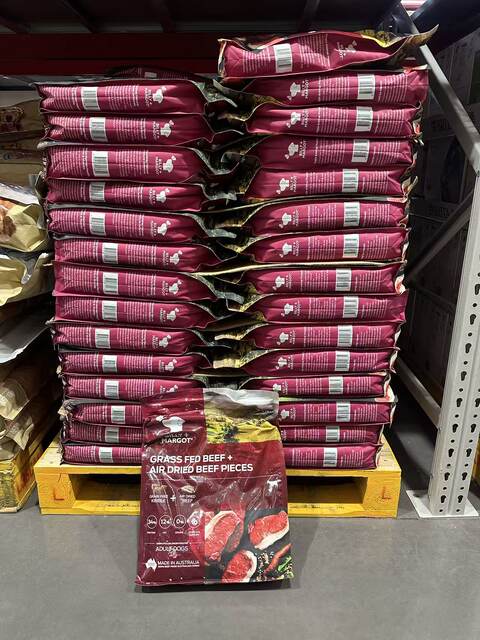 Sam's Club Bily Marg Australian Imported Grass-Fed Beef Formula Dog Food with Added Air-Dried Beef Chunks 6kg