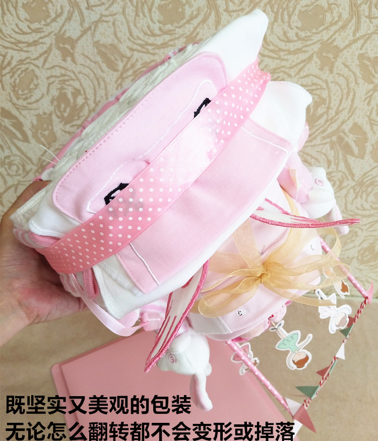 Em bé sơ sinh hộp quà tặng tã tã Hàn Quốc sáng tạo tã DIY bánh mùa xuân và bộ mùa thu quà sơ sinh cho bé gái