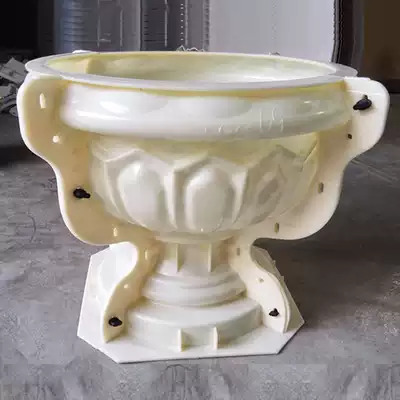 Flower pot mold pot pot cement mold plastic large round flower plate construction homemade concrete bonsai Roman column abrasive