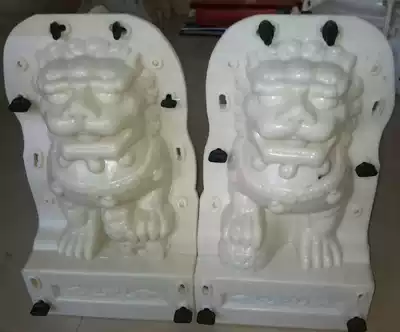 European mold components cement balcony guardrail railing partition column feng shui lion lion mold male and female lion