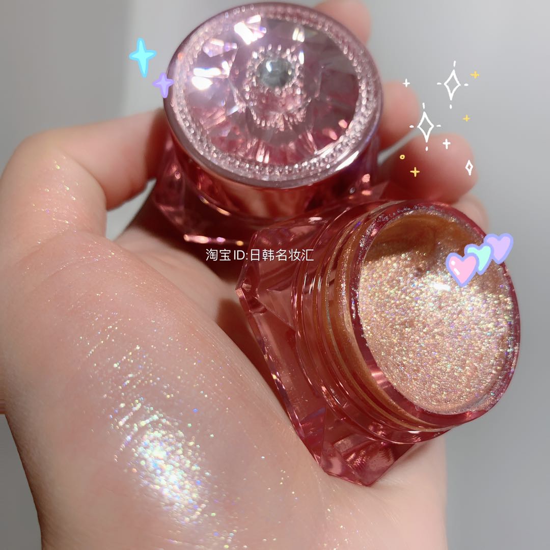 Summer heart eye shadow world fairy full of a sugar jar eye shadow gel High-Gloss Diamond Flash pearly