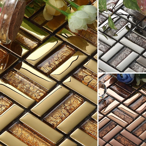Электро -плановая стеклянная мозаика Фоновая стена декоративная шарнирная батончика ktv cool shop shop vaval square crystal crystal зеркало