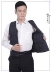 Áo vest cotton mùa thu và mùa đông nam trung niên cotton xuống vai áo vest cotton ấm áp mặc bố dày