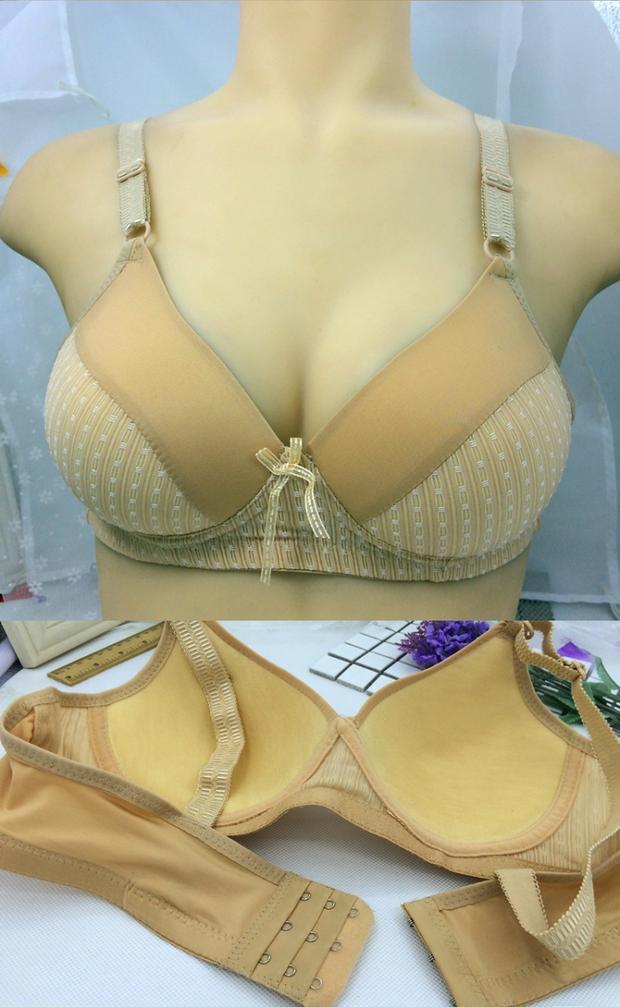 1 mảnh áo ngực trung và già không có vòng thép mỏng xốp mẹ đồ lót cỡ lớn cotton nữ 100 46b bra quần lót ren