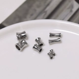 Бамбуковые бусины из нержавеющей стали, трубка, аксессуар с аксессуарами, ручка ручной работы, браслет, ожерелье, «сделай сам»