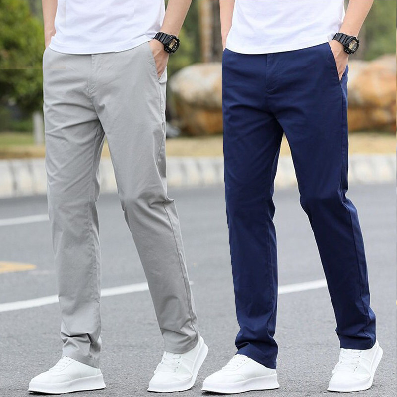 Winter Men's Pants Autumn and Winter Men's Pants Casual Pants Men's Cotton Loose Trousers Trendy Brand Thick Men's Pants