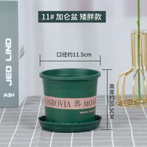  Flower pot Plastic large special clearance gallon pot with tray Balcony green dill fleshy monthly resin flower pot