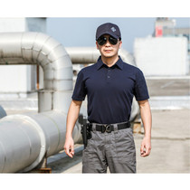 Dragon squalid instructor-led speed dry turtlenecks POLO-shirt man short sleeve comfortable suction sweatshirt collar T-shirt