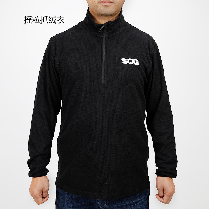 SOG autumn and winter outdoor fleece men's warm tactical sweater long-sleeved pullover polar fleece bottoming shirt