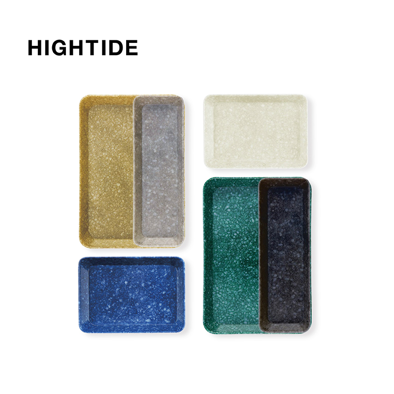 Spot Japan HICHHTIDE MARBLED desk stationery jewellery tea set containing finishing depository