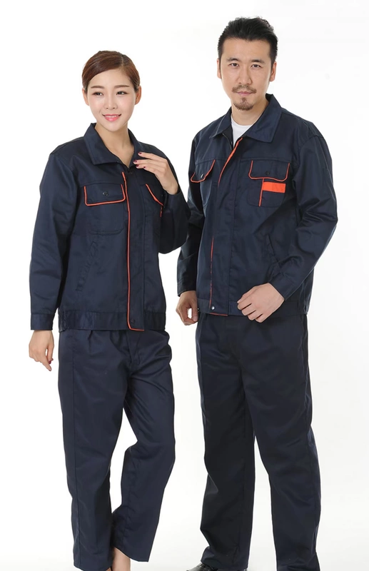 Quần áo bảo hộ lao động nam mùa thu đông dài tay dài
