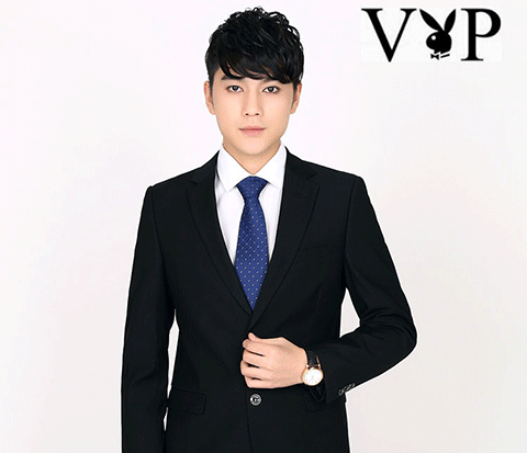 Bộ đồ vest Playboy nam phù hợp với công việc kinh doanh phù hợp với chú rể phù hợp với váy cưới ba mảnh bộ vest nam trẻ trung