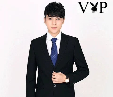 Bộ đồ vest Playboy nam phù hợp với công việc kinh doanh phù hợp với chú rể phù hợp với váy cưới ba mảnh