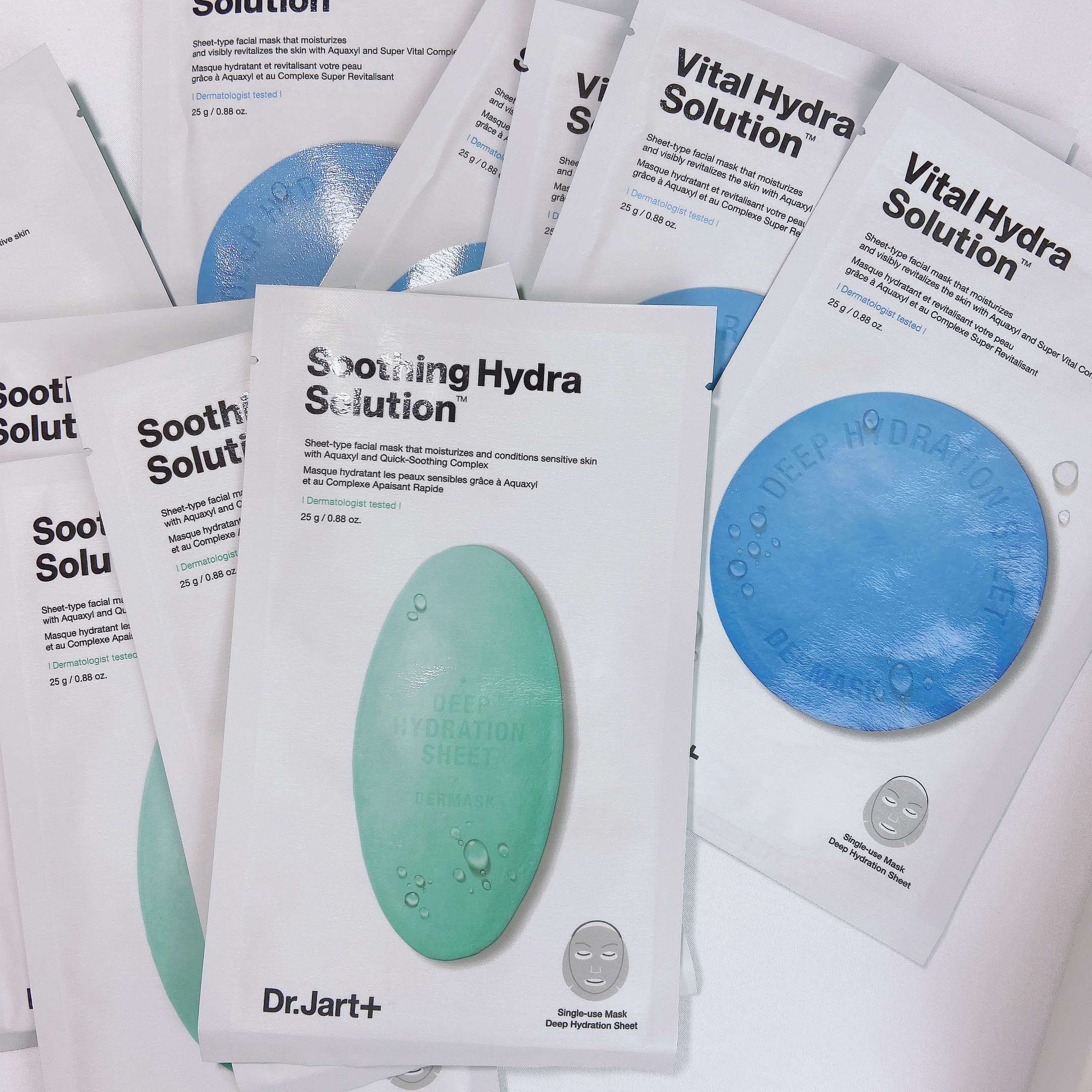 South Korea's Dr Jart Dijiating Pill Moisturizing Mask Blue Green Capsule Moisturizing Moisturizing Mask Soothing