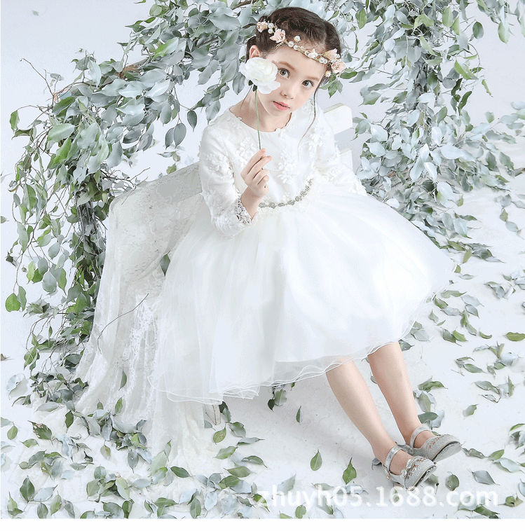 Mùa thu và mùa đông cô gái cộng với nhung nơ váy đầm sinh nhật trẻ em tiệc công chúa váy pettiskirt show váy áo gile bé trai