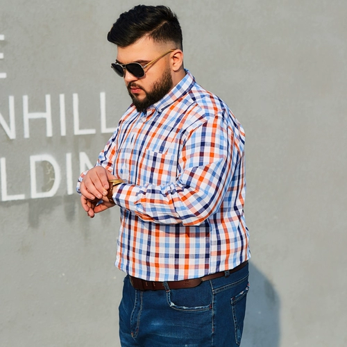 Лонгслив, хлопковая рубашка для отдыха, большой размер