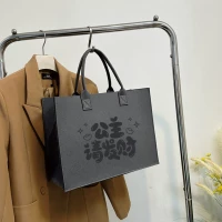 Серый (33*25*12) Принцесса, пожалуйста, сделайте удачу, чтобы настроить логотип