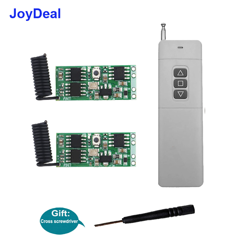 DC 6V12v low power consumption small motor forward and reverse remote controller module wireless remote control switch