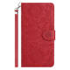 Soft Pink Floral Embossed Wallet iPhone Stand Flip cover iPhone Case for iPhone 17, 16, 15, 14 and 13