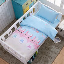 Kindergarten quilt three-piece pure cotton baby nap bedding childrens bedding with core six-piece baby quilt