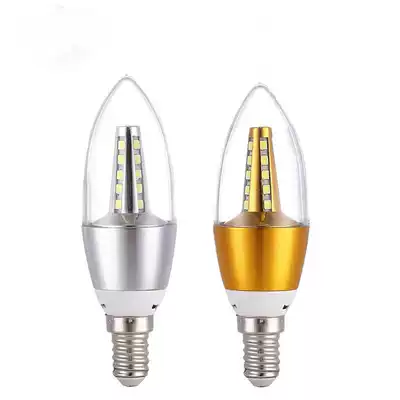 LED bulb E14E27 screw port 5W 7W 9W 12W candle bulb tip bulb household living room bedroom energy-saving light source