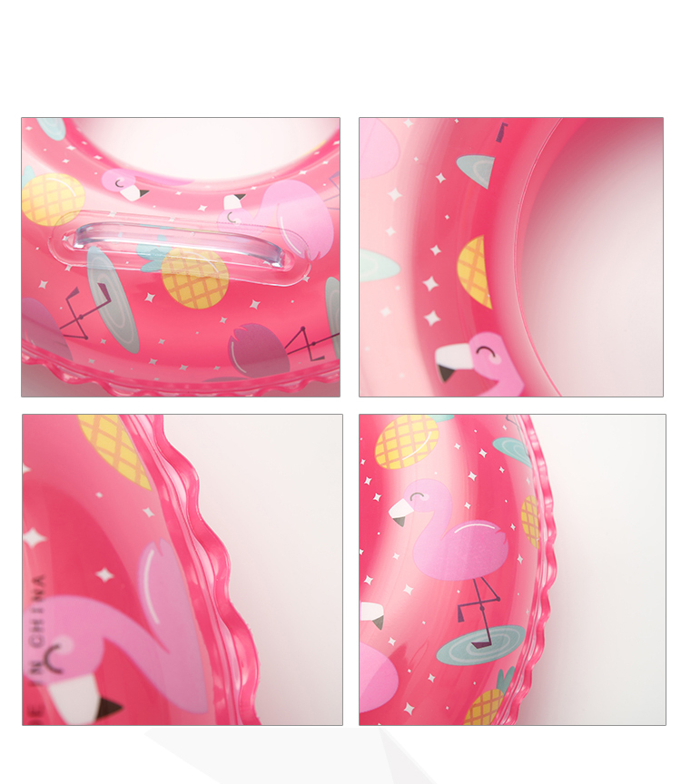 Trẻ em vừa và nhỏ bơi vòng phim hoạt hình dễ thương 2-8 tuổi bé lợn peggy lẻ chàng trai dày inflatable chỗ ngồi phao chống lật cho bé