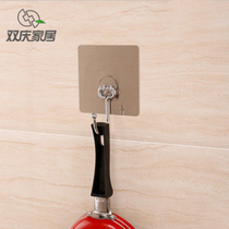 Shuangqing powerful bathroom suction cup adhesive hook wall hanging non-Mark adhesive hook adhesive nail-free hanger hook door rear hanging kitchen