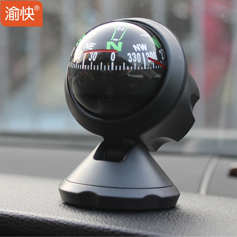 Off-road compass compass high precision rotatable compass outdoor travel equipment guiding ball car ornaments