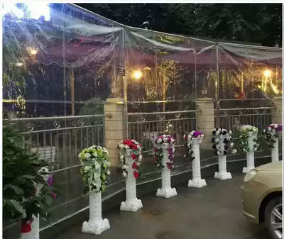 Transparent rainproof cloth shed transparent side curtain sun shed cloth translucent cloth movable transparent tarpaulin Transparent canvas