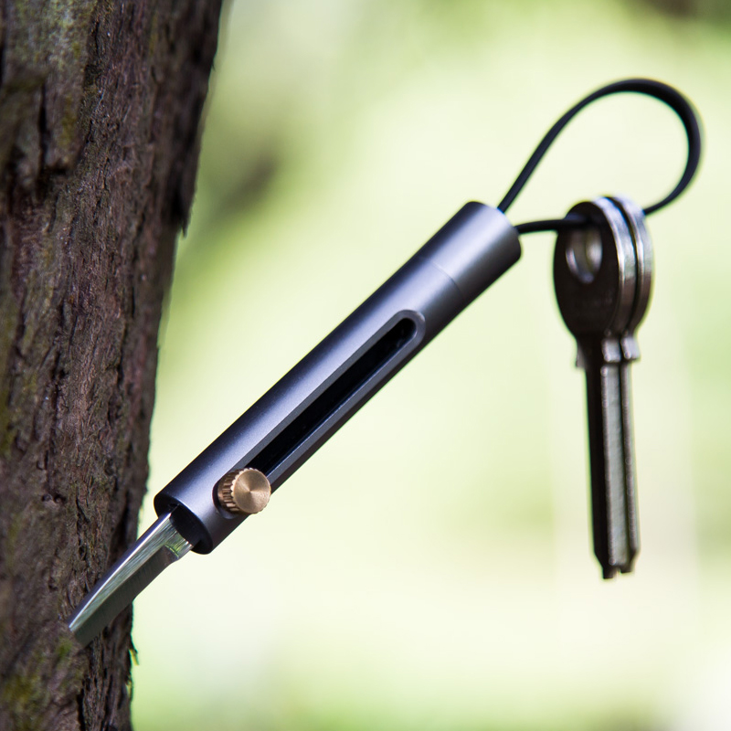 Germany Modern Disassembly express knife keychain Mini box opener Self-defense pendant Car multi-function key chain ring