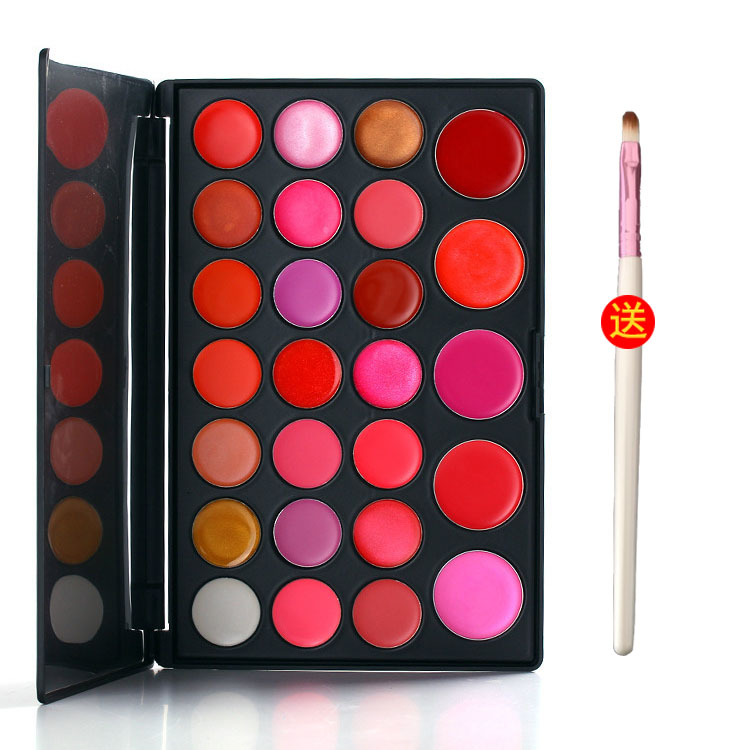 Net red 26 Color lipstick Lip Gloss tray moisturizing and moisturizing with no-water-proof durable no cup lip Lip Balm lip glaze