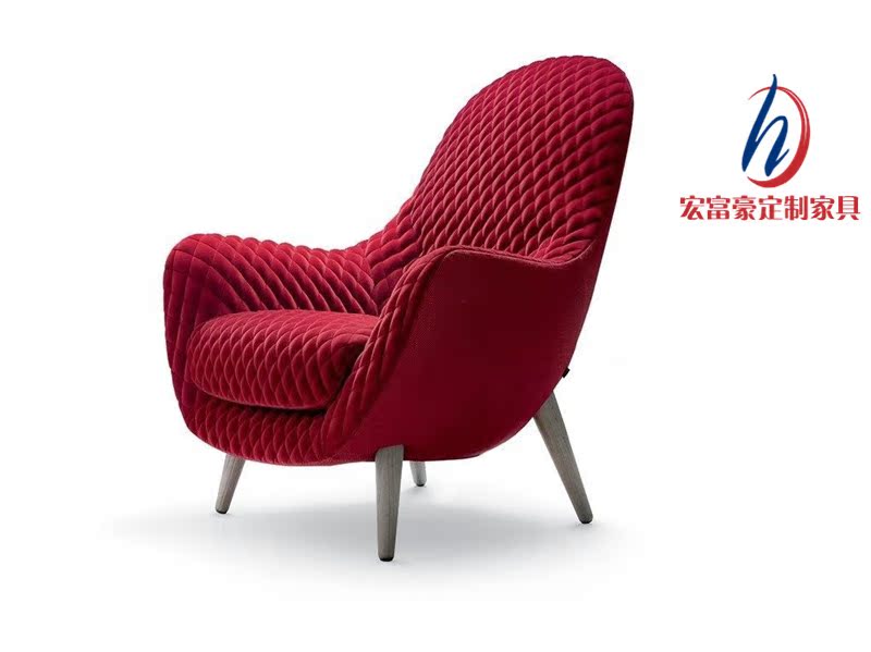 FRP tùy chỉnh thiết kế phòng chờ ghế thiết kế nội thất ghế Bắc Âu ghế mây