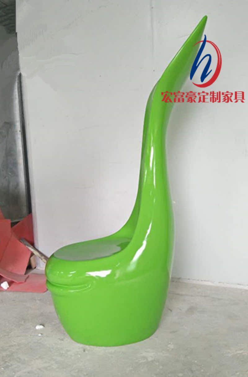 FRP đồ nội thất tùy chỉnh Sofa hình ghế hiện đại Ghế phòng chờ loạt ghế hành động Art Shark Ghế - Đồ nội thất thiết kế ghế đôn gỗ
