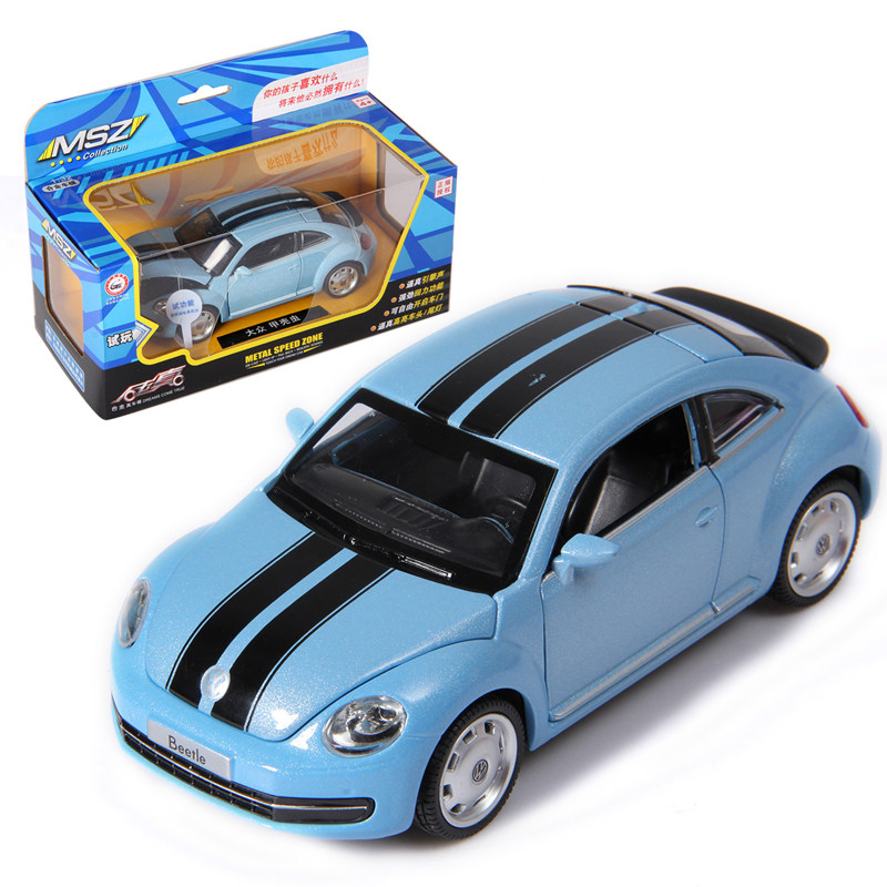 Caipo alloy car model 1:32 simulation Beetle BEETLE retro car children's toy car car model