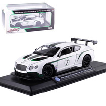 Color Purper 1:24 Bentley Euroland GT3 Bentley Continental Alloy Car Model Toy Pendulum