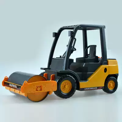 Lili engineering vehicle large inertial acousto-optic roller wheel roller children's inertial car toy car model