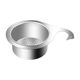Stainless steel swan drain basket kitchen sink hanging drain rack wet and dry separation hook garbage washing filter basket