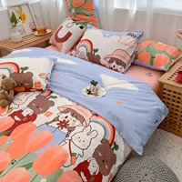 Счастливый партнер с головными хлопковыми волосами с головными волосами