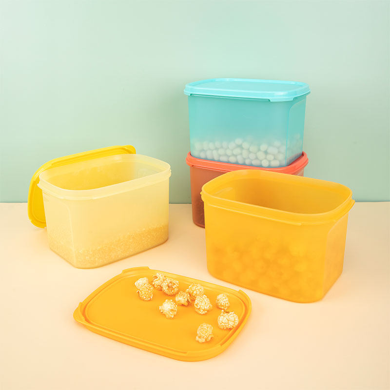 Special 100 Hui Mini rectangular storage box 4 pieces of kit 1 9L* 4 refreshing box dry goods sealed moisture-proof and insect proof containing box